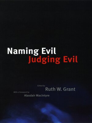 cover image of Naming Evil, Judging Evil